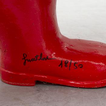 WILLIAM SWEETLOVE, 'Cloned red father pig with boots', signed and numbered 18/50.