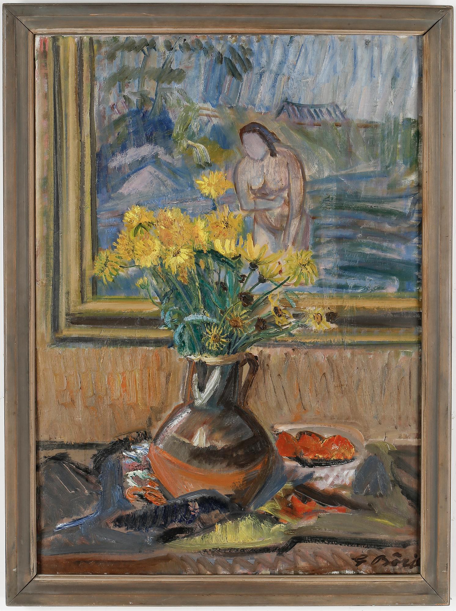 GIDEON BÖRJE, olja på duk, signerad.