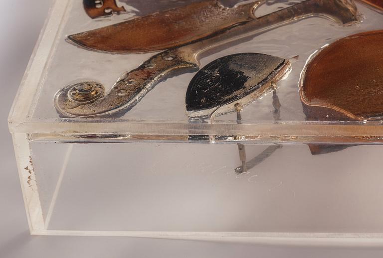 Arman (Armand Pierre Fernandez), Accumulation with violins.