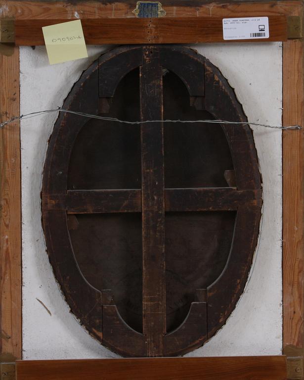 OKÄND KONSTNÄR, olja på duk, 1800-tal, sign.