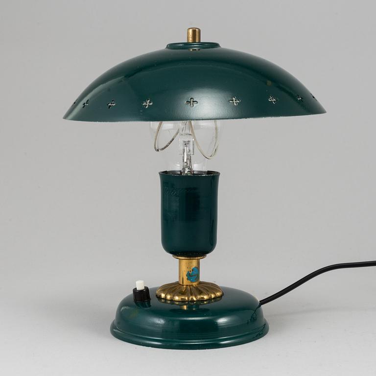 A Swedish table lamp, Edward Hagman AB, Norrköping, mid 20th century.