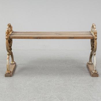 A first half of 20th century garden sofa.
