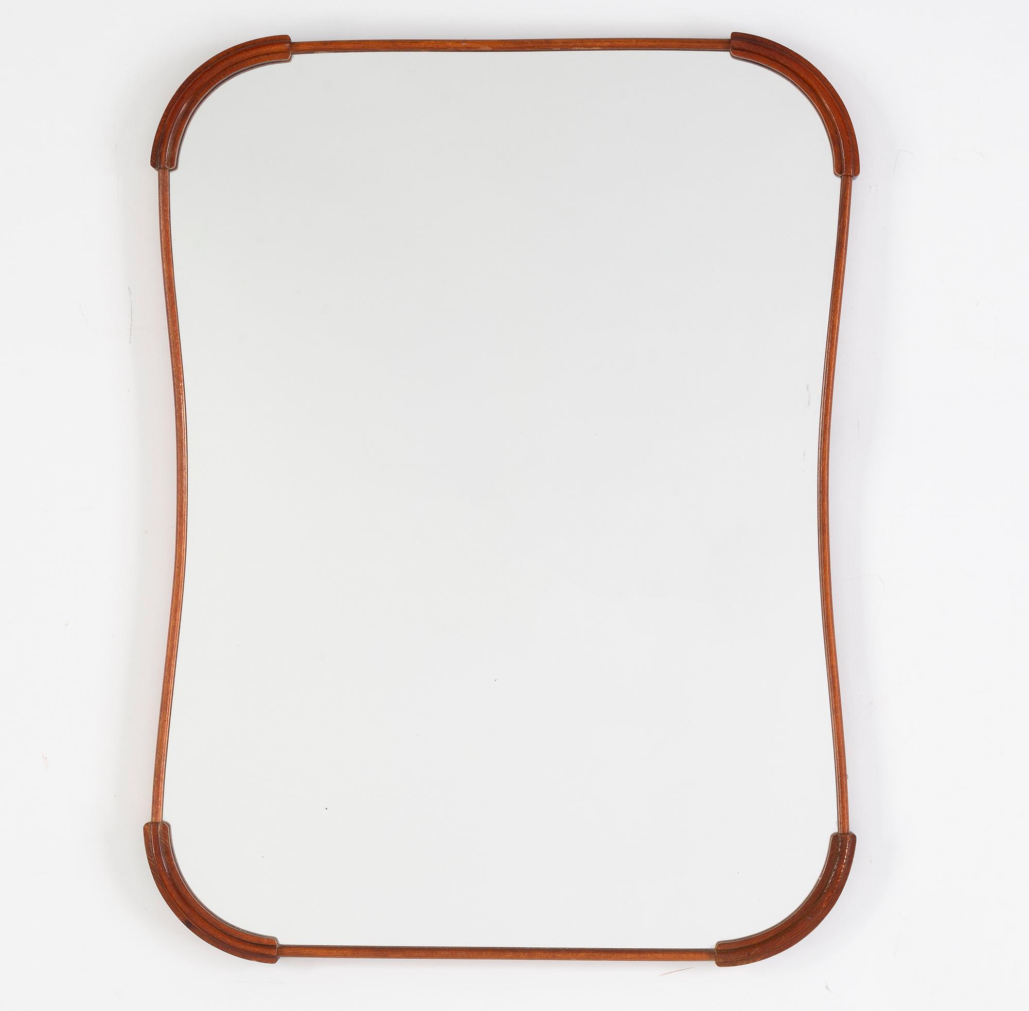 A SWEDISH MODERN WALL MIRROR 1950'S.