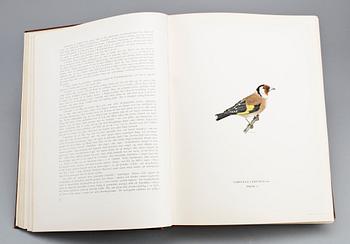 BÖCKER, 3 vol, "Svenska Fåglar", M,W & F von Wright. Stockholm, 1927 respektive 1929.
