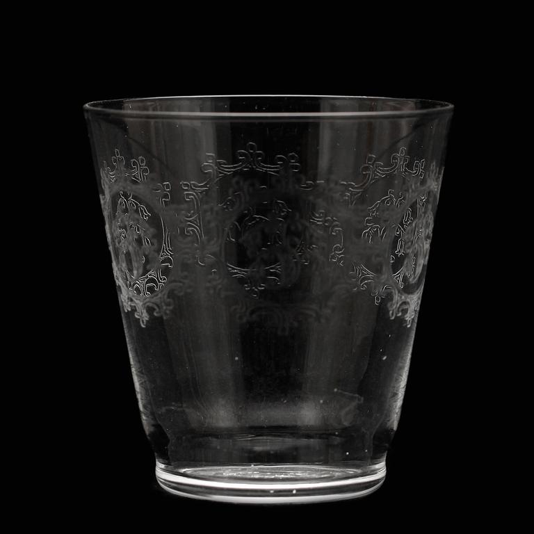 GLASSERVIS, 72 delar, Kosta Boda, 1900-tal.
