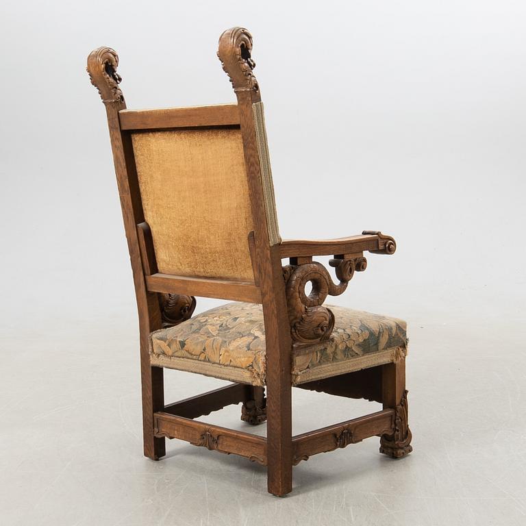 Armchair Baroque style first half of the 20th century.