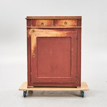 A painted pine sideboard, Jämtland, 19th Century.