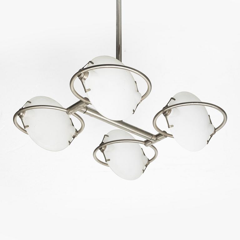 Fontana Arte, ceiling lamps, a pair, "Nobi".