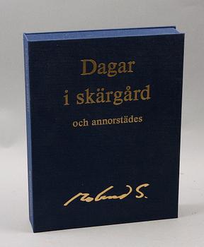 ROLAND SVENSSON. Portfölj med 4 färglitografier, sign o numr 277/400.