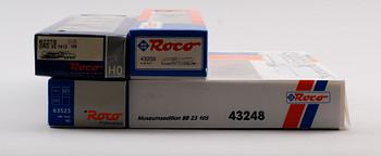 SAMLING MODELLTÅG, 4 delar, Roco, Österrike.