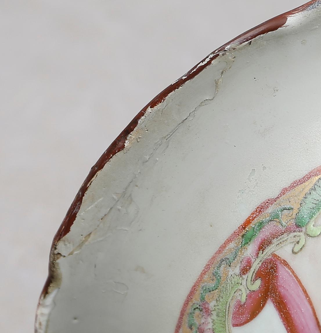 VAS, porslin, Kanton, Kina, 1800-tal.