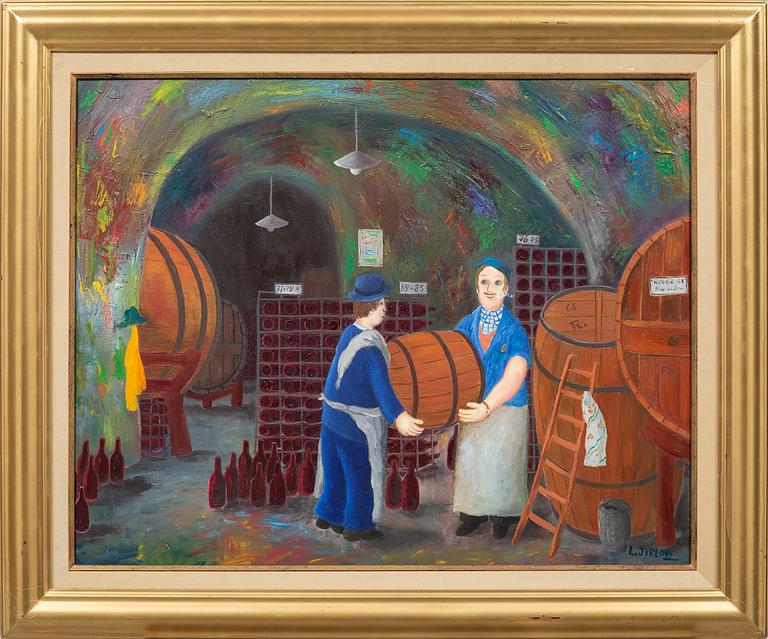 LENNART JIRLOW, oil on canvas, signed.