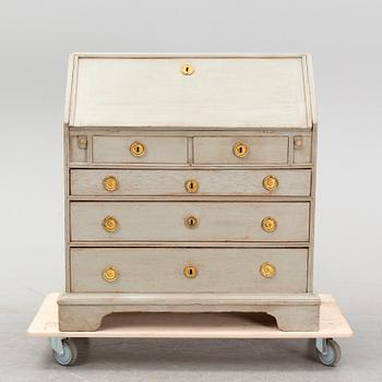A Swedish painted secretaire, first half of the 19th century.