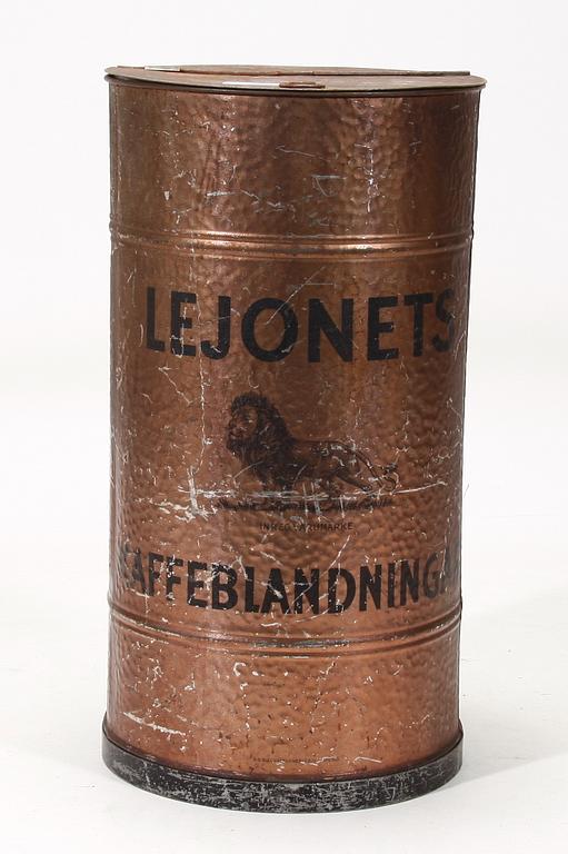 KAFFETUNNA, Lejonets kaffeblandning. 1900-talets första hälft.