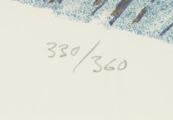 Roland Svensson, färglitografi, signerad och numrerad 330/360.