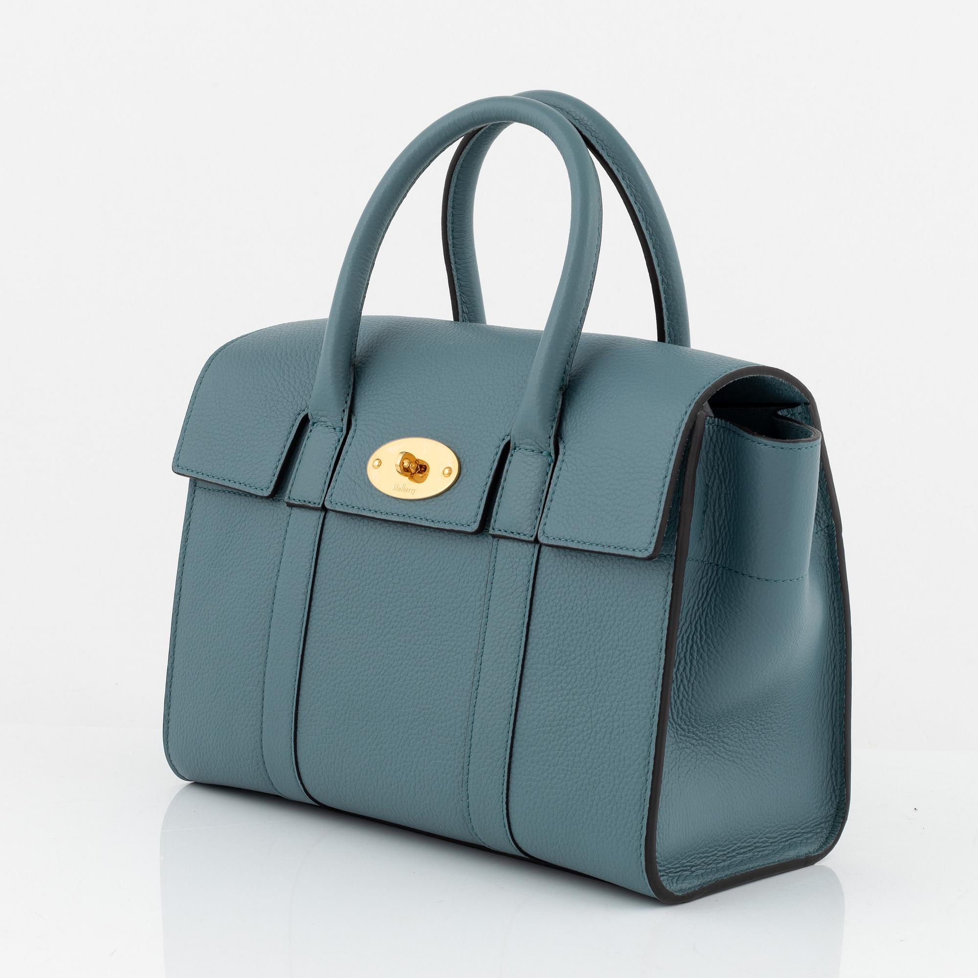 Mulberry A Bayswater small Dark frozen classic grain. Bukowskis