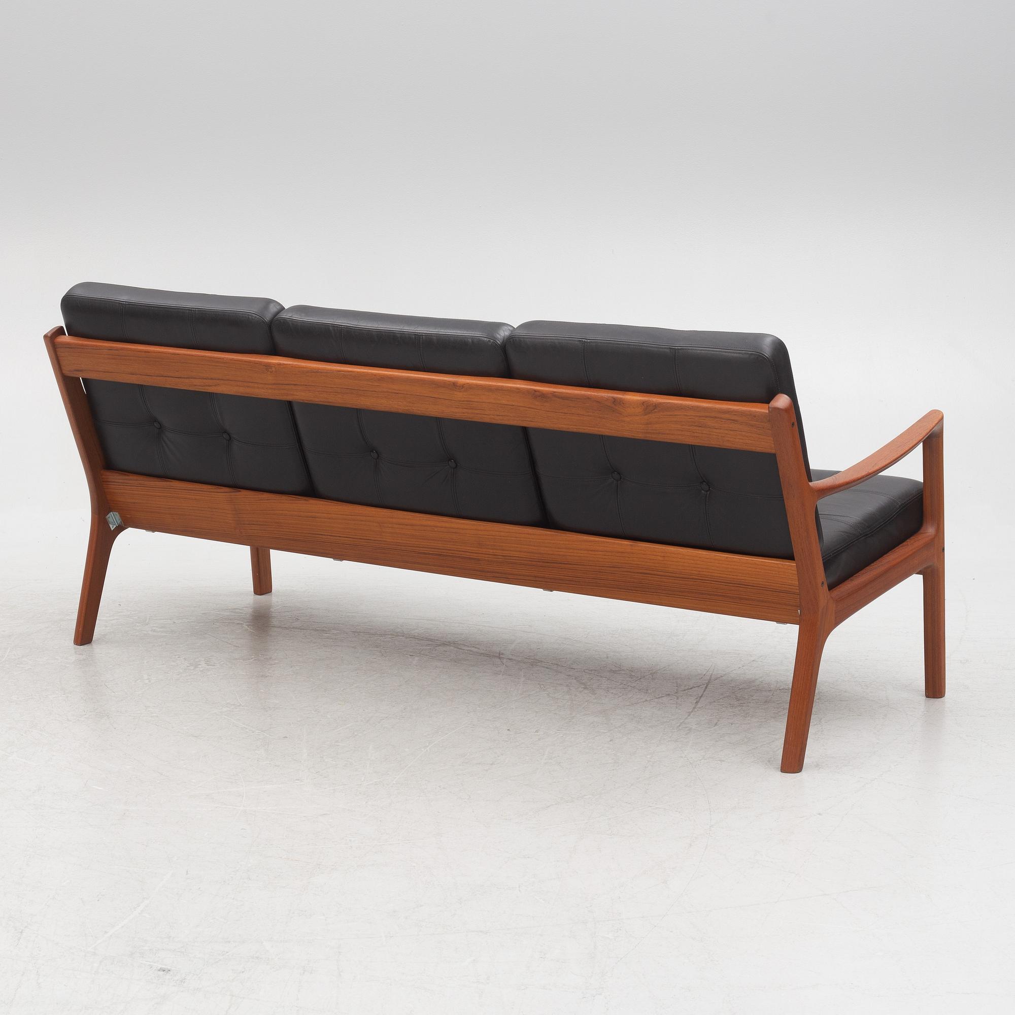 Ole Wanscher, a 'Senator' sofa, France & Son, Denmark, 1960s.