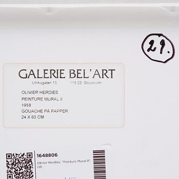 Olivier Herdies, "Peinture Mural II".