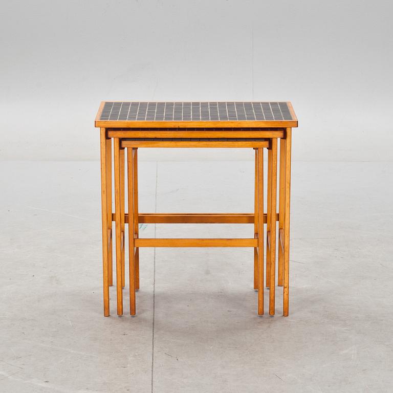 SATSBORD, 3 delar, AB Tidaholms Möbelfabrik, 1950-tal.