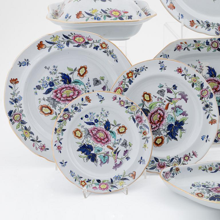 Matservis, 61 delar, porslin, Copeland Spode, England, 1950/60-tal.