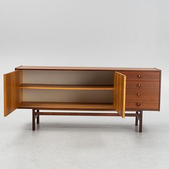 A teak veneered sideboard, mid 20th Century.