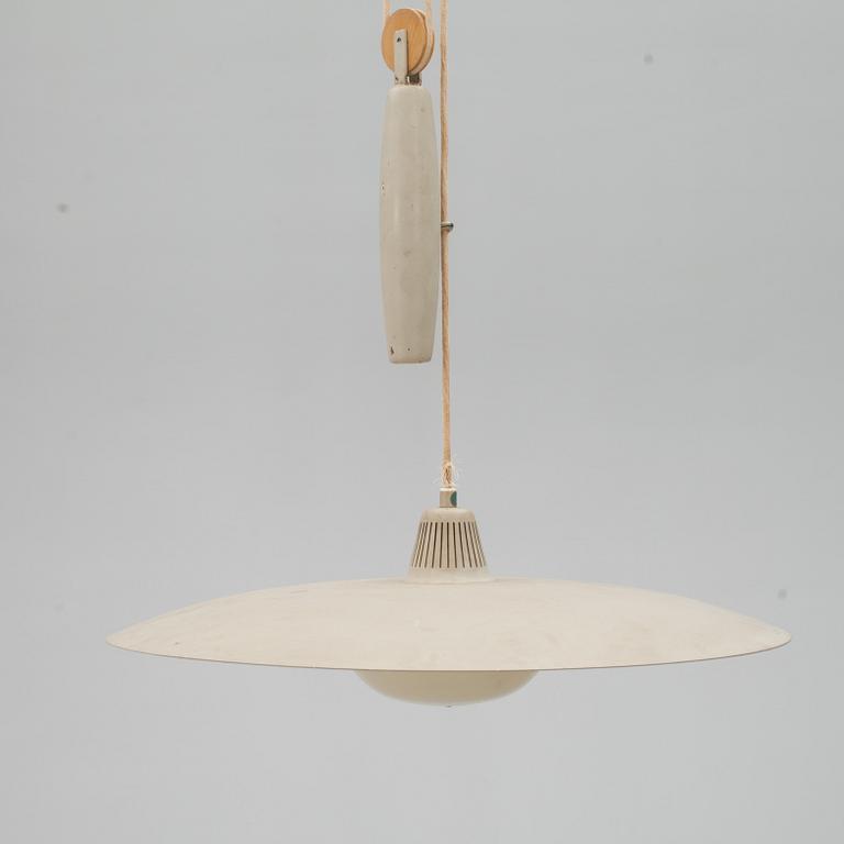 TAKLAMPA, troligen Boréns, 1900-talets mitt. Diam c:a 60 cm.