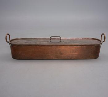 FISKKASTRULL, koppar, 1900-tal.