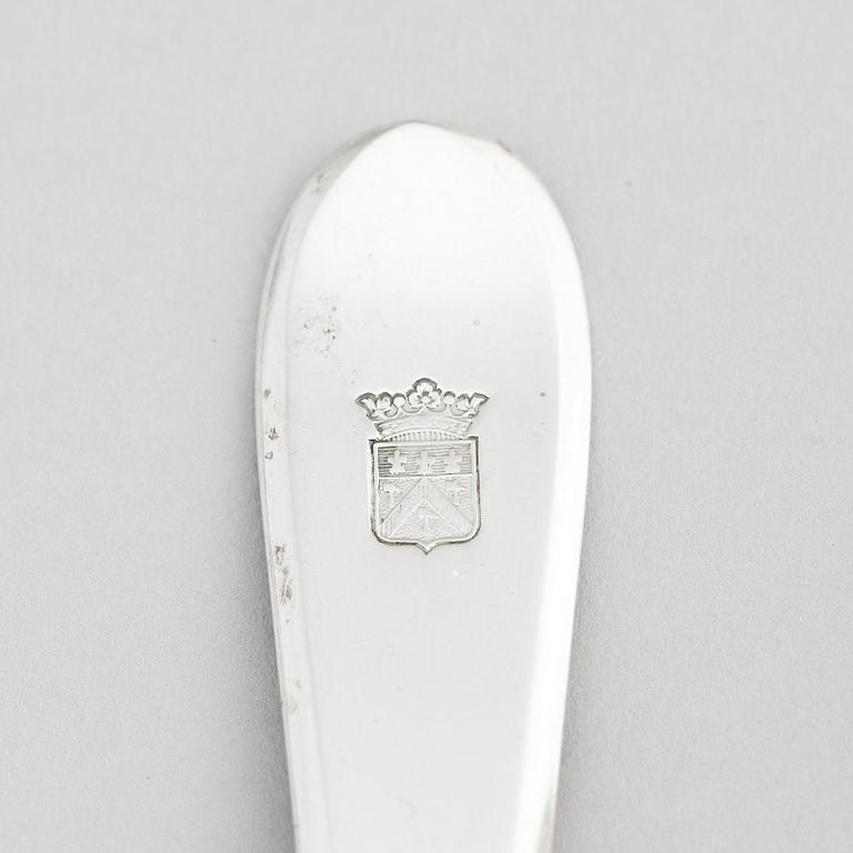 An Atelier Borgila 135 pieces set of silver flatware, Stockholm 1944.