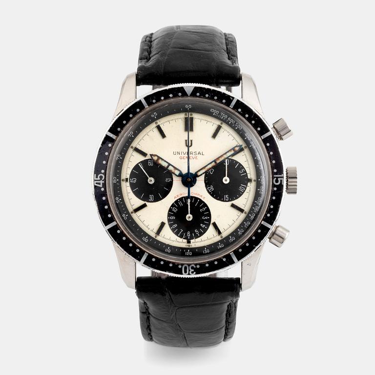 Universal Geneve, Aero-Compax, chronograph, ca 1965.