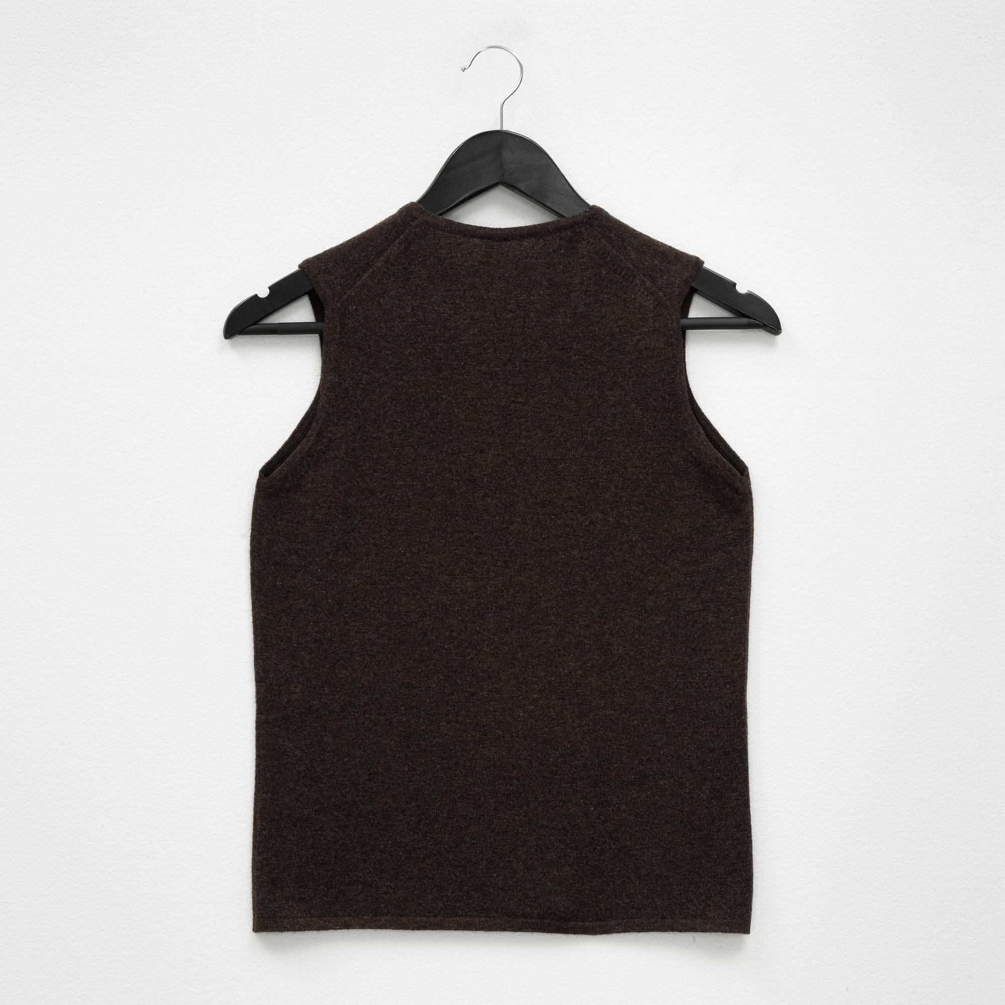 Hermès, a cashmere cardigan and vest, french size 36.