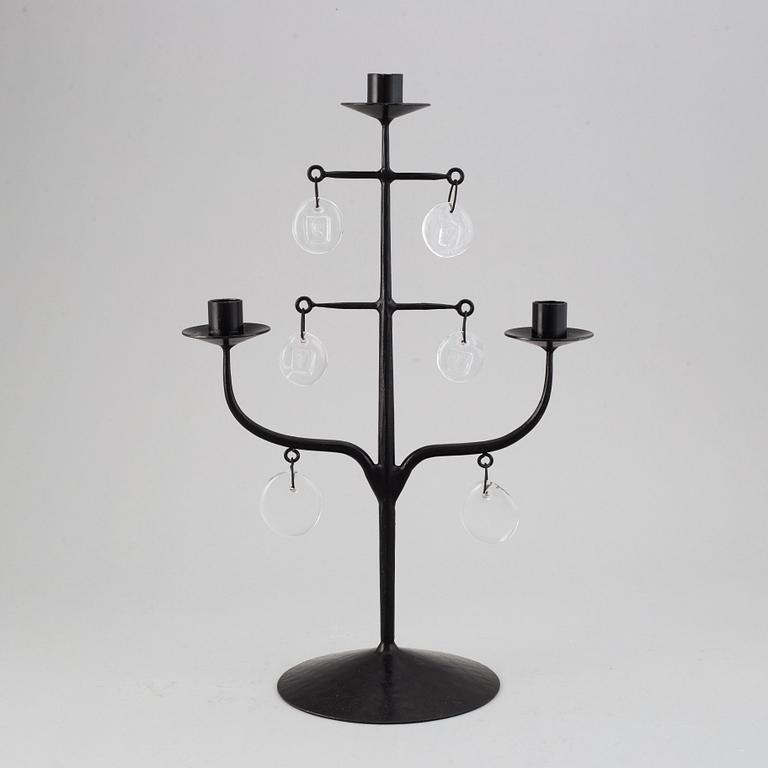 Erik Höglund, A Boda smide candelabra, later part of the 20th century.