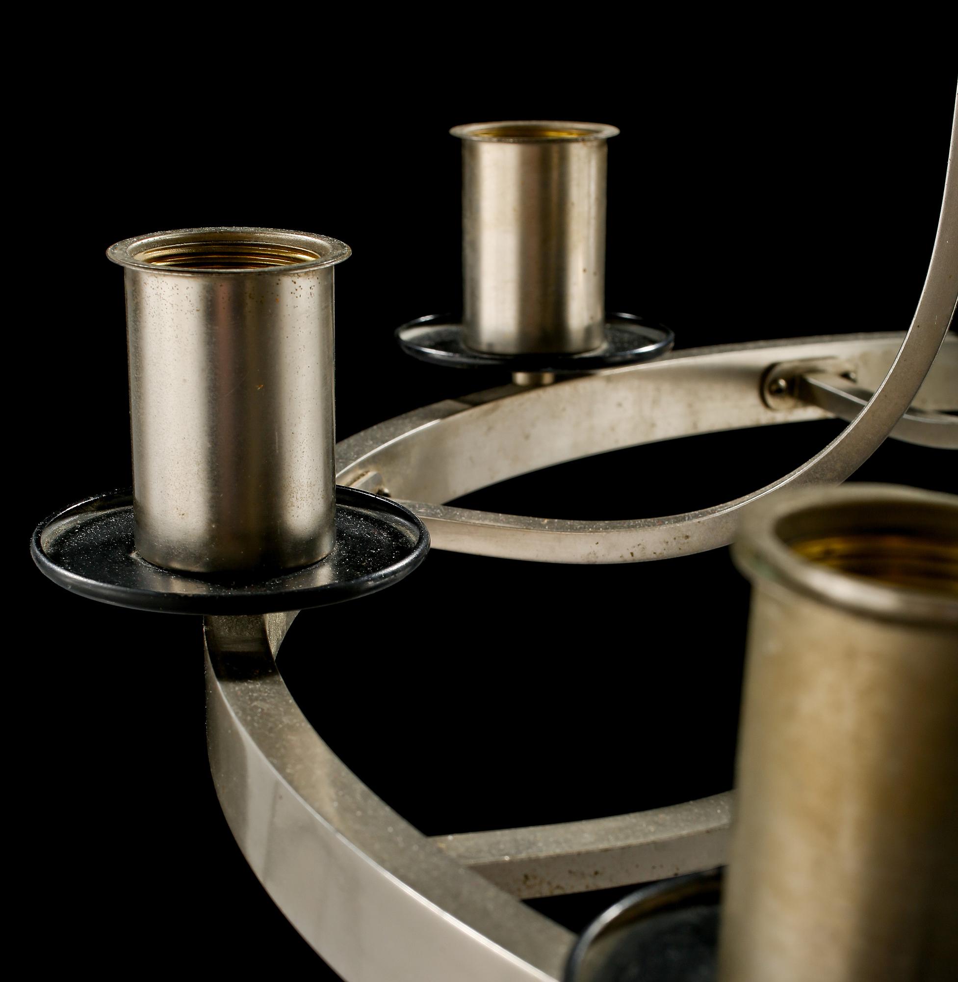 LJUSKRONA, art deco, 1900-talets andra kvartal. Höjd ca 74 cm.