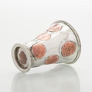 Pikari, kuparikolikoilla, leimaamaton, Ruotsi 1730-luku.