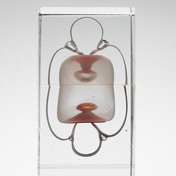 Oiva Toikka, glasskulptur, signerad Oiva Toikka Nuutajärvi Notsjö.