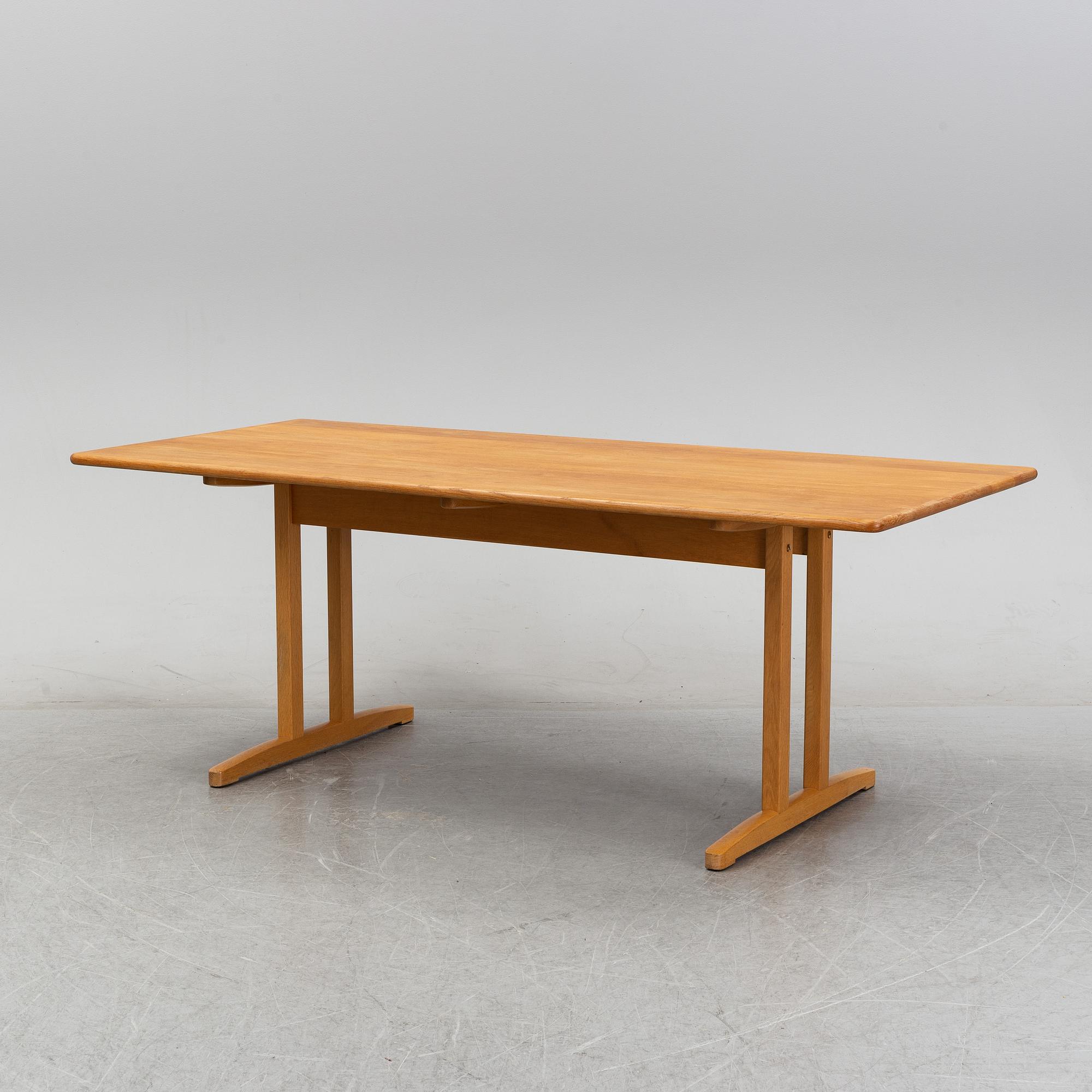 An oak 'Shaker Table' by Børge Mogensen, second half of the 20th Century.