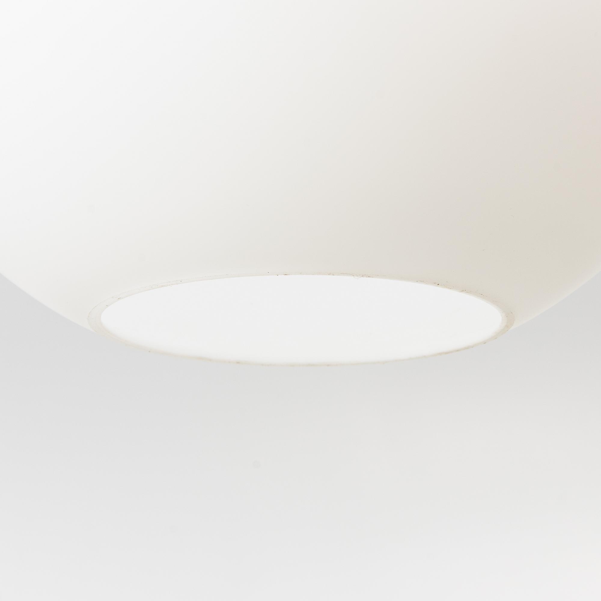 Vilhelm Wohlert, Ceiling lamps, a pair, “Satellit” for Louis Poulsen, Denmark, late 20th century.