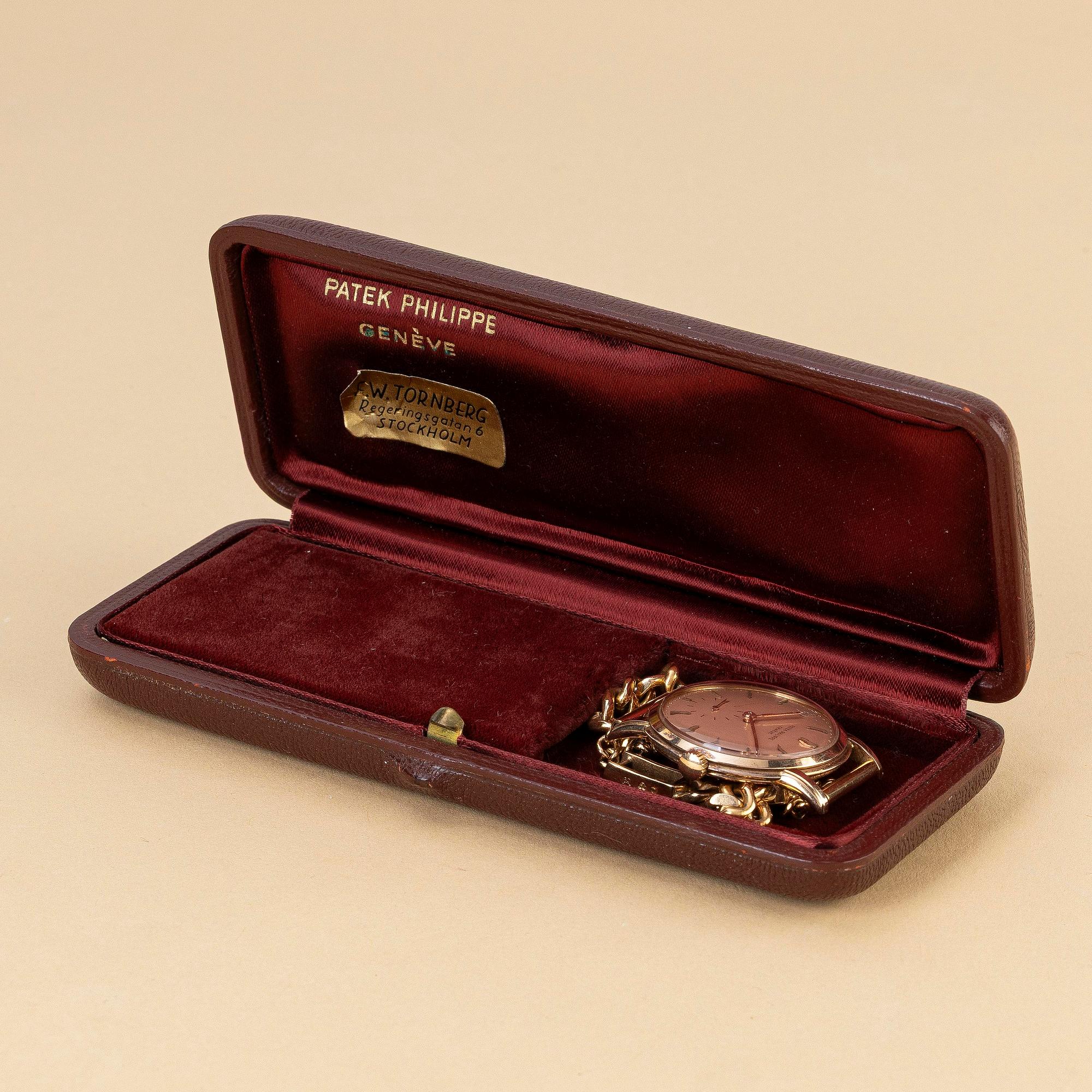 Patek Philippe, Calatrava, “Pink-on-Pink”, ca 1952.