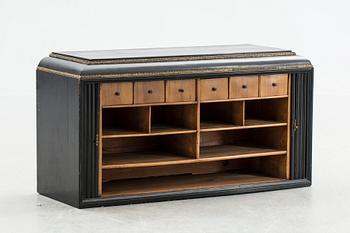 ÖVERDEL TILL SKRIVBORD, rokokostil, 1800-tal.