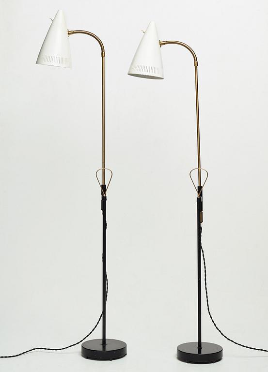 Falkenbergs belysning, model "7070", two floor lamps, Sweden 1960's.