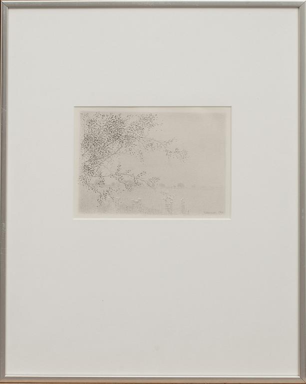 GUNNAR NORRMAN, blyerts signerad 1987.