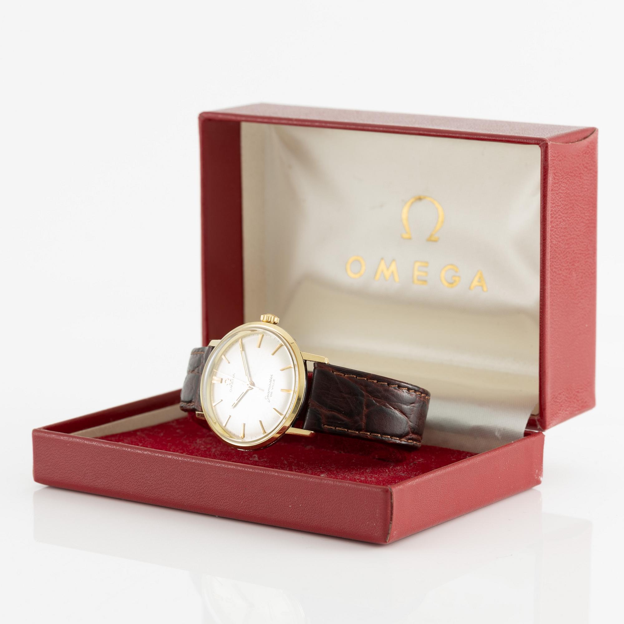 Omega, Seamaster, De Ville, armbandsur, 34,5 mm.