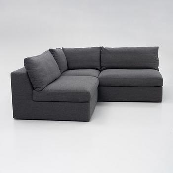 Andrea Parisio, a five piece modular sofa, 'Louis', Meridiani, Italy.