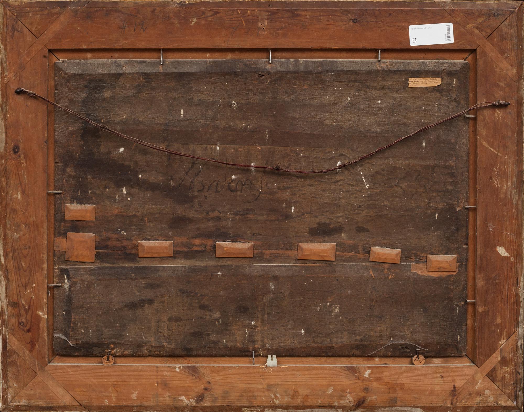 JACOB JACOBSZ DE WET, hans krets. Olja på pannå.