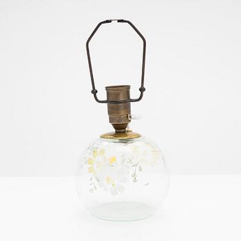 Bordslampa, Köklax Glasbruk 1940-tal.