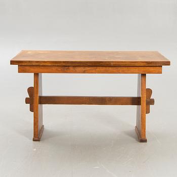 A five pcs pine 1950s dining set.