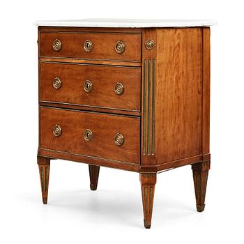 19. A late Gustavian commode.