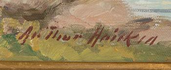 Arthur Heickell, öljy kankaalle, signeerattu.