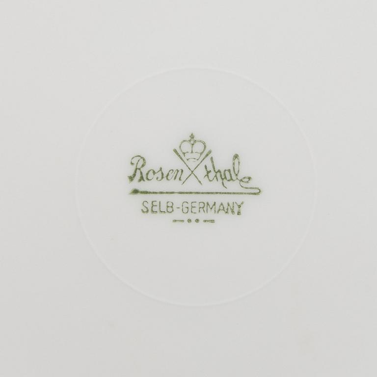 MATSERVIS, 78 delar, porslin, " Form 2000", Richard S. Latham & Raymond Loewy, Rosenthal 1900-talets mitt.