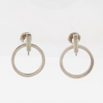 Wiwen Nilsson, a pair of silver earrings, Lund 1953.