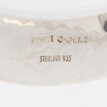 Sterling silver necklace and bangle, Alton.